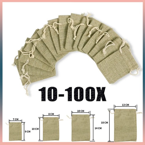 Small burlap jute hessian - jute,
