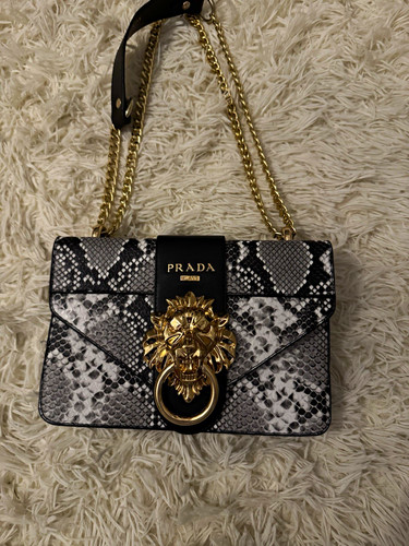 Prada milano animal print - prada,