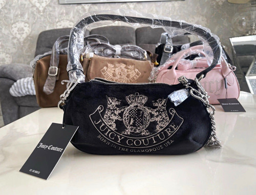 Juicy couture black velour - couture,