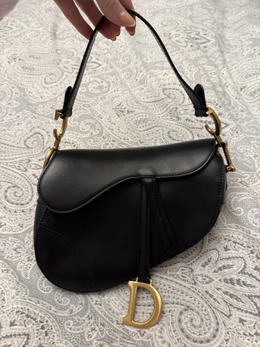 Black leather saddle - leather,
