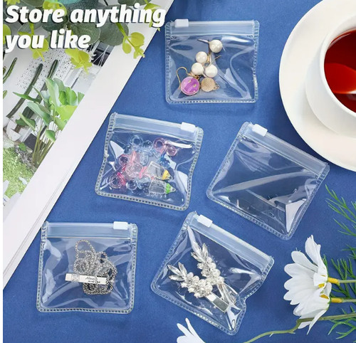 Clear pvc zip lock - lock, bags