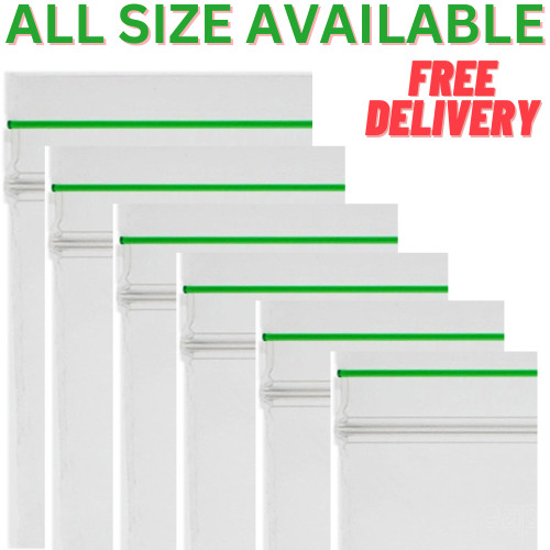 100 small clear bags baggy - 100, x