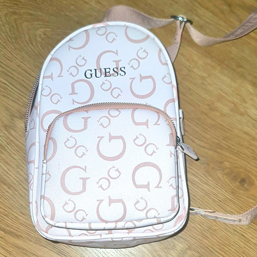 Guess pink logo - guess, bag
