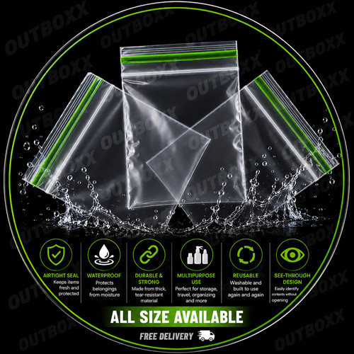 Grip seal bags clear use - seal, re-use