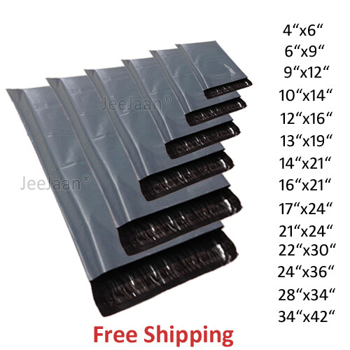 Grey strong mailing mixed bags - grey,