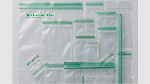 Reusable grip plastic zipper - reusable,