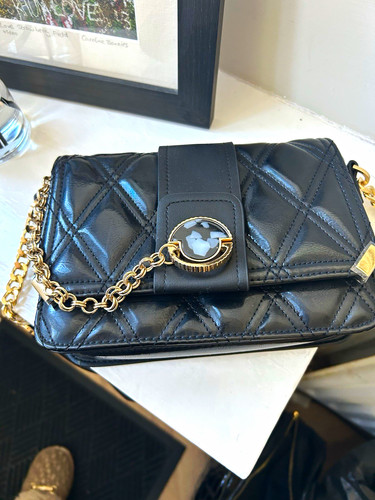 Topshop black quilted patent - quilted,