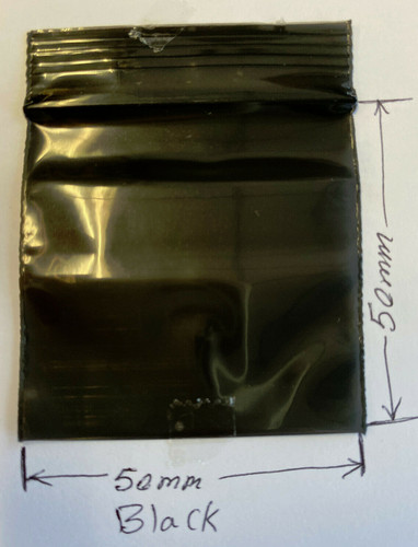 100 new 50x50mm black small - 100,