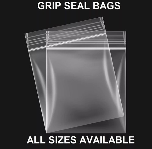 Grip seal bags clear - bags,
