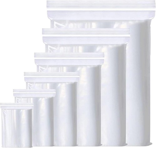 Clear grip seal bags self - grip,