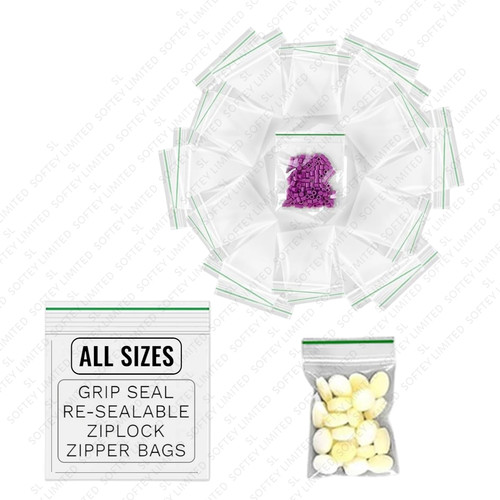 Grip seal bags clear - bags,