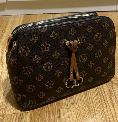 Stylish brown monogram side - monogram,