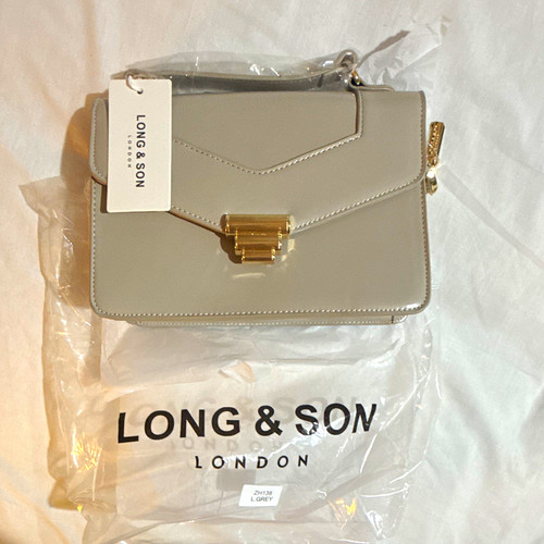 Long son small grey faux - grey,