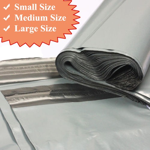 Grey mailing bags small - grey, medium