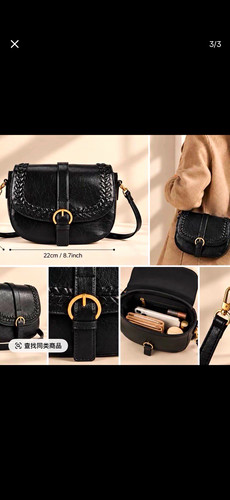 Women black faux leather - black,