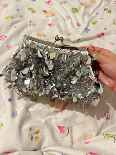 Next silver metallic sequin - next,