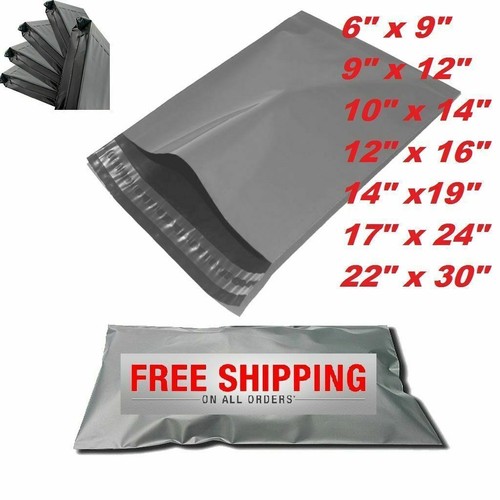 Grey postal post bags - postal, plastic