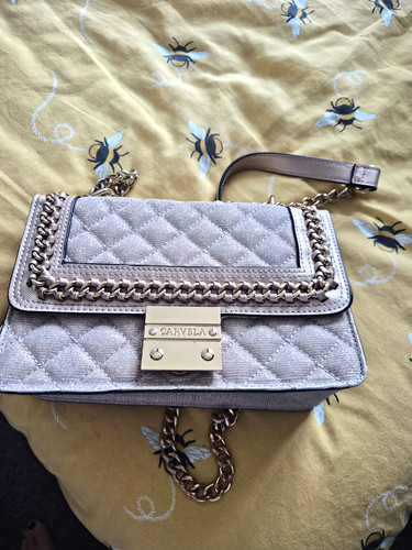 Carvela silver quilted faux - carvela,