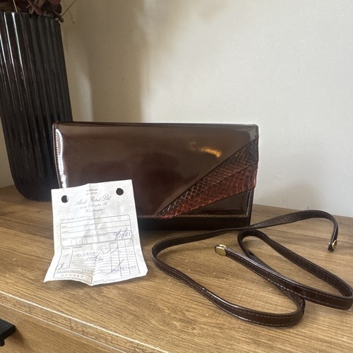 Vintage 1985 burgundy/brown