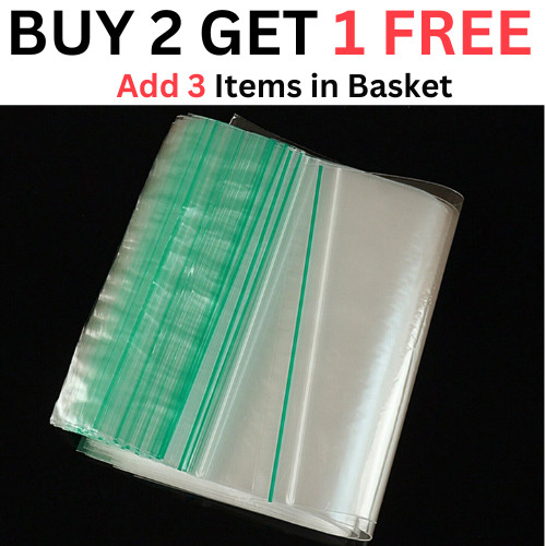 100 small clear plastic bags - 100,